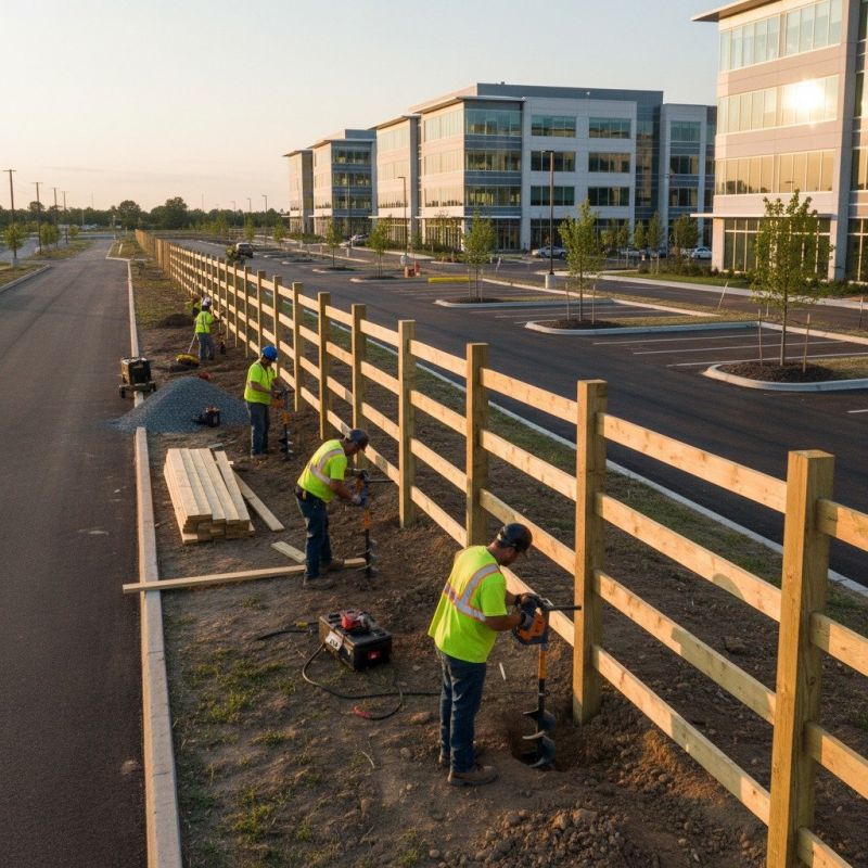 Concrete Fence Installation
